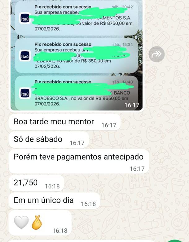 Pix de R$21.750 em um único dia